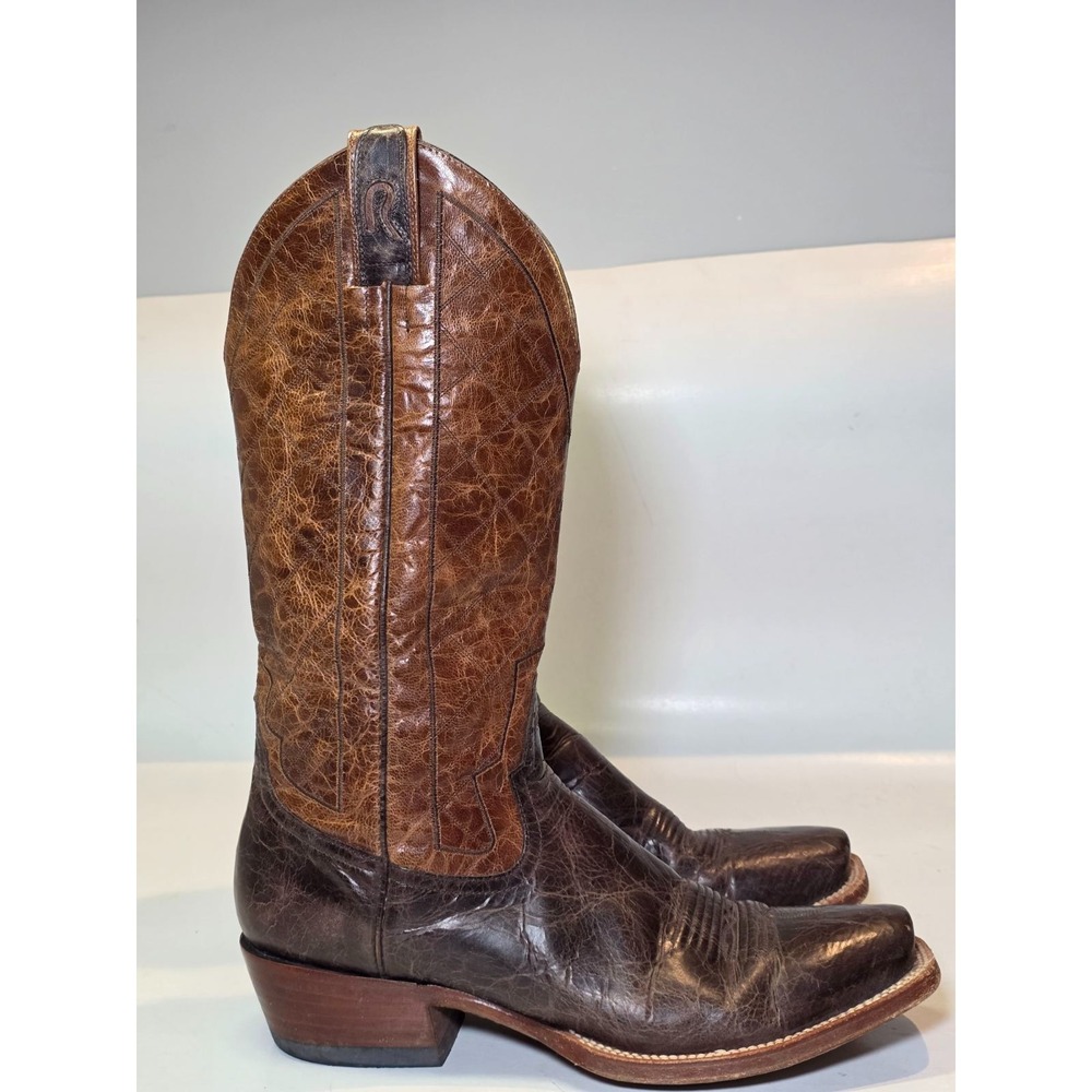 Rod Patrick Men's Cowboy Boots Size 11.5 A Brown Leather Western Shoes‎